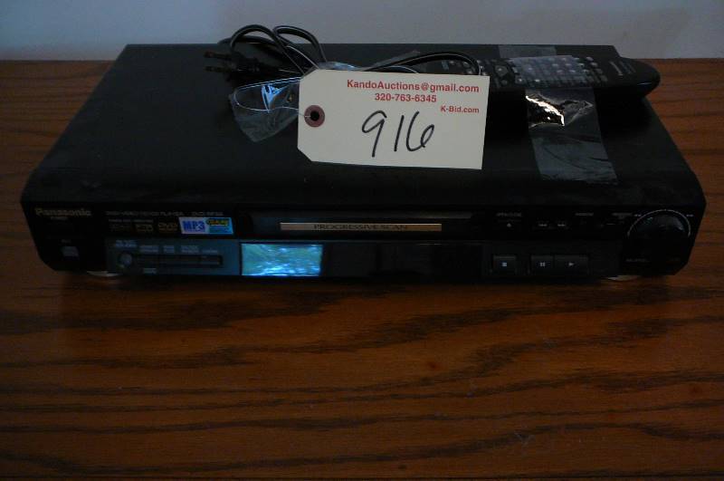 lot 916 image: Panasonic MP3 Playback DVD Player