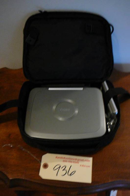 lot 936 image: Coby portable DVD player