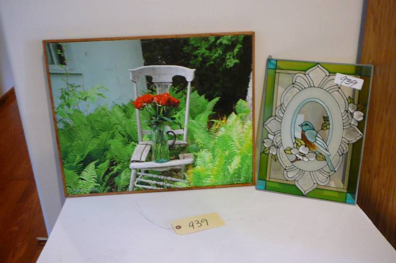 lot 939 image: Canvas picture