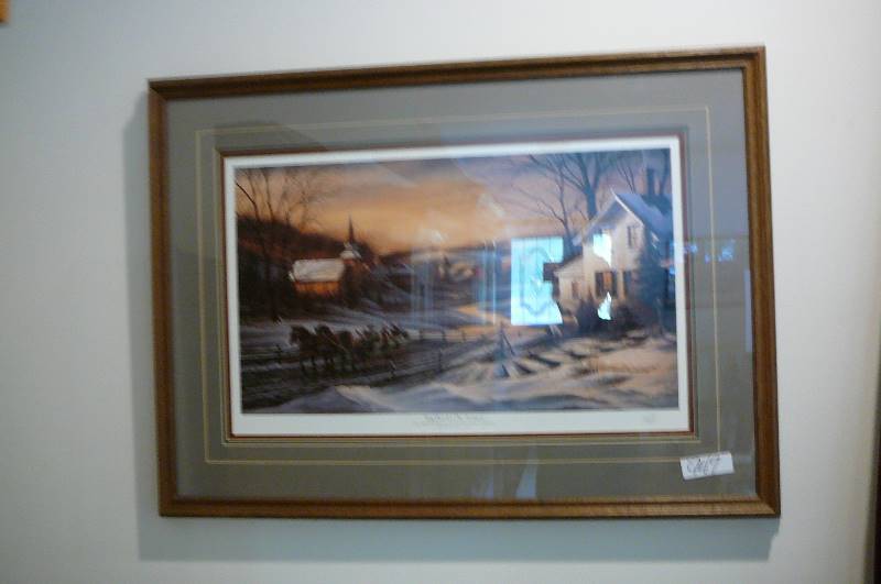 lot 947 image: Together for The Season by Terry Redlin