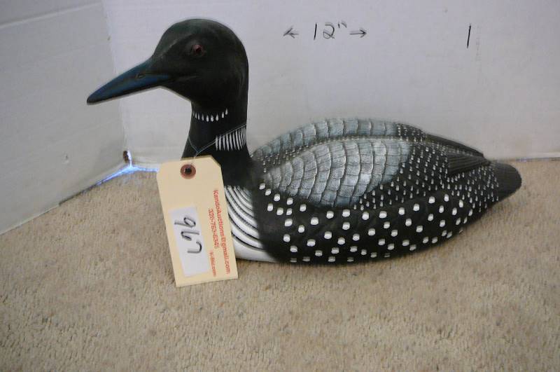 lot 967 image: Mallard Wood duck decoration