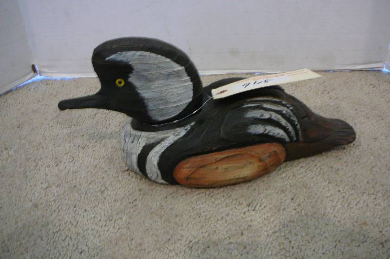 lot 968 image: Mallard Wood duck decoration