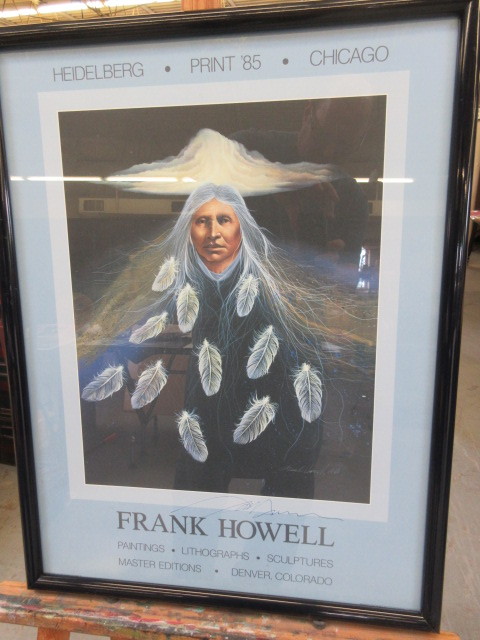lot 408 image: HAND SIGNED PRINT BY ARTIST FRANK HOWELL