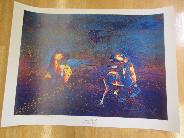 lot 418 image: VAN B. ST. JOHN JR. LIMITED EDITION PRINT