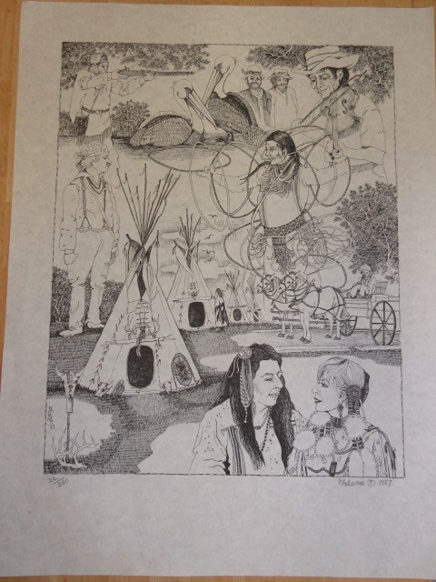 lot 426 image: E. ADAMS LIMITED EDITION PRINT