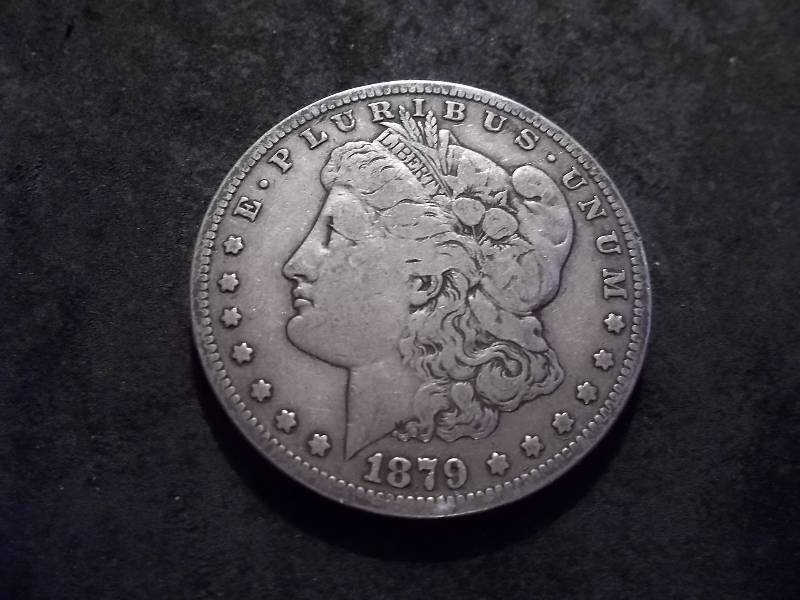 lot 4 image: 1879 S Reverse 78 Morgan Silver Dollar