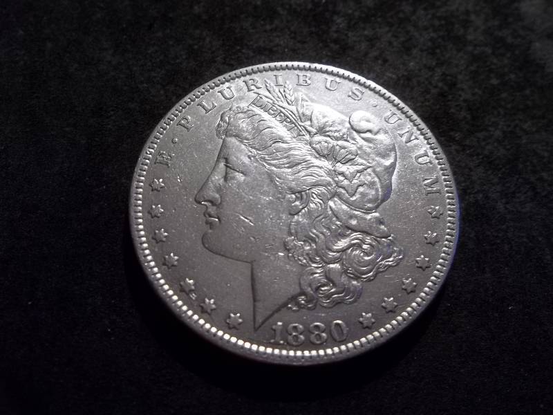 lot 6 image: 1880 O Morgan Silver Dollar Micro O
