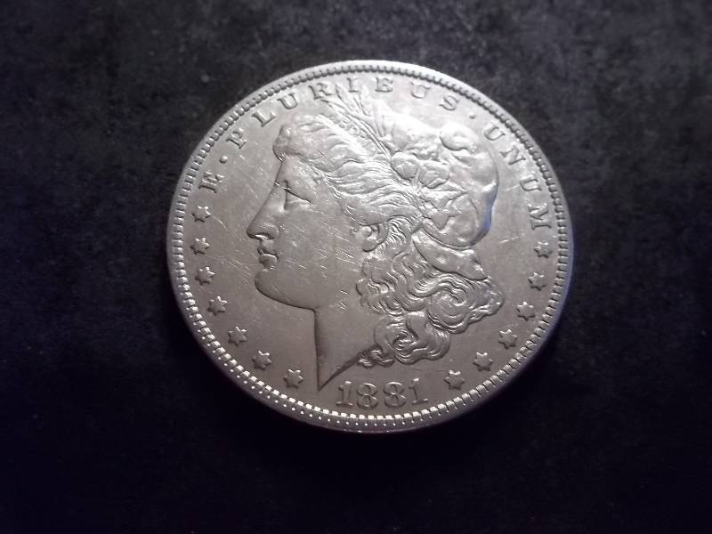 lot 8 image: 1881 Morgan Silver Dollar