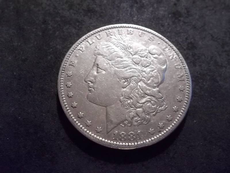 lot 9 image: 1881 O Morgan Silver Dollar