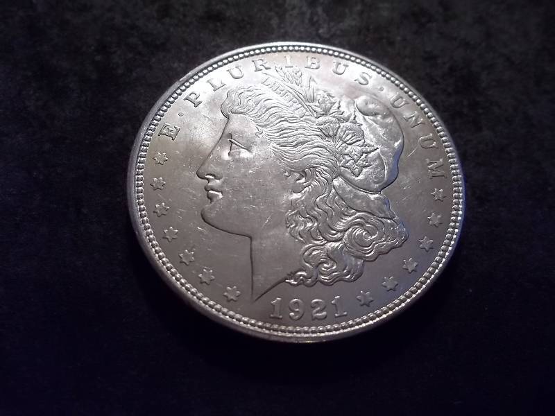 lot 47 image: 1921 D Morgan Silver Dollar