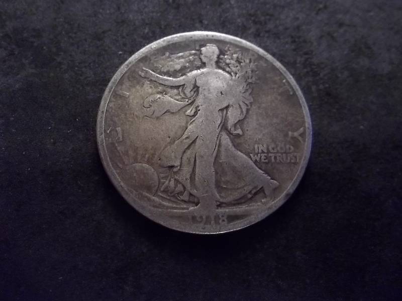 lot 58 image: 1918  Walker Half Dollar