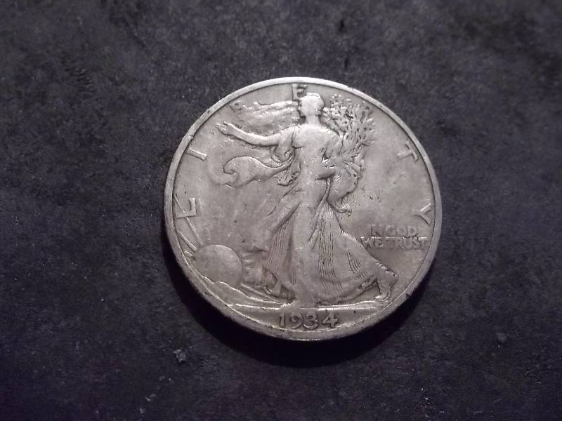 lot 65 image: 1934 S Walker Half Dollar