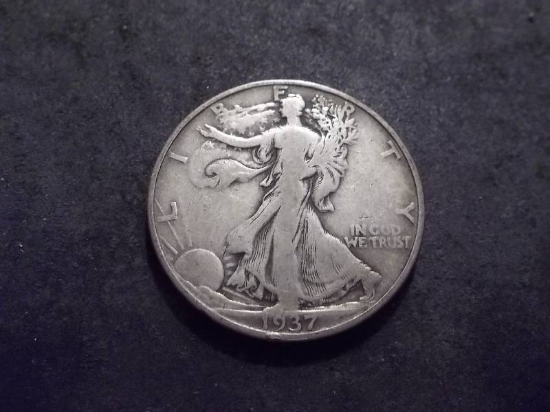 lot 72 image: 1937 D Walker Half Dollar