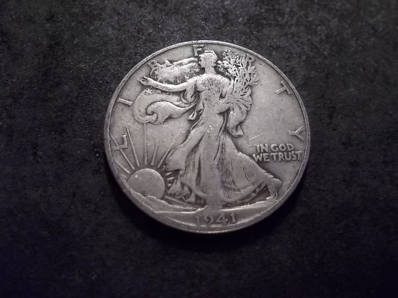 lot 80 image: 1941 S Walker Half Dollar