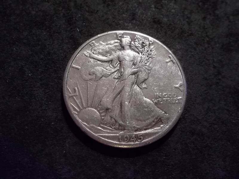 lot 91 image: 1945 D  Walker Half Dollar