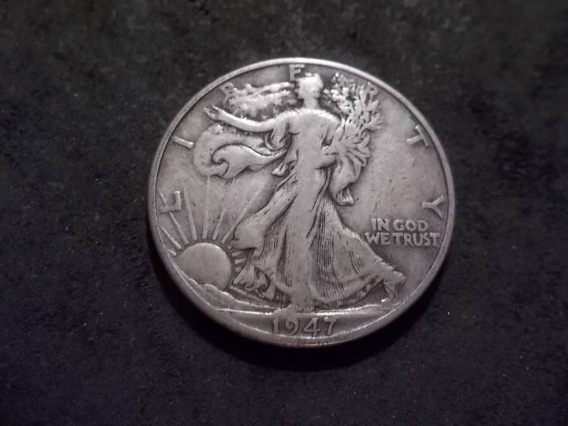 lot 95 image: 1947 D  Walker Half Dollar
