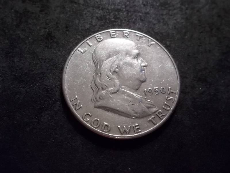lot 99 image: 1950 Franklin Half Dollar
