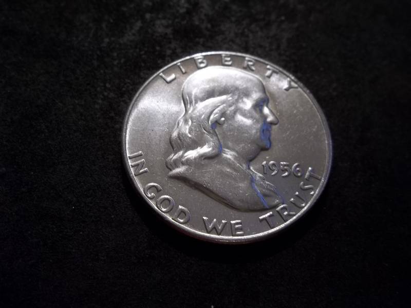 lot 110 image: 1956 Franklin Half Dollar