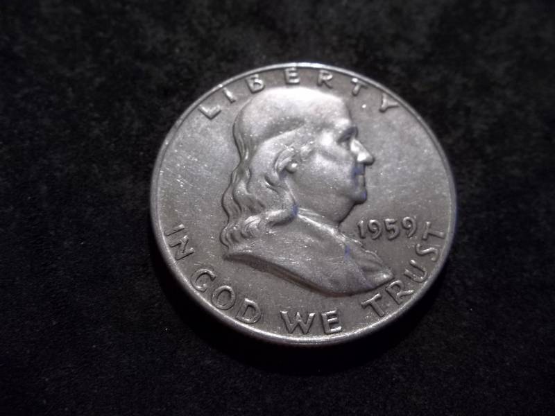 lot 115 image: 1959 Franklin Half Dollar