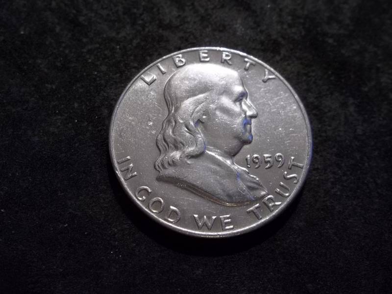 lot 116 image: 1959 D Franklin Half Dollar