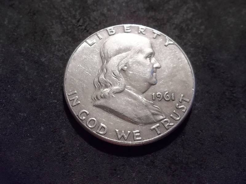 lot 119 image: 1961  Franklin Half Dollar