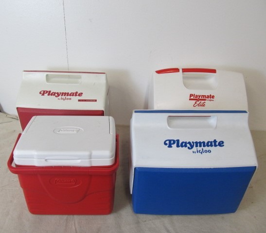 lot 32 image: Lot of Playmate & Igloo Travel Coolers