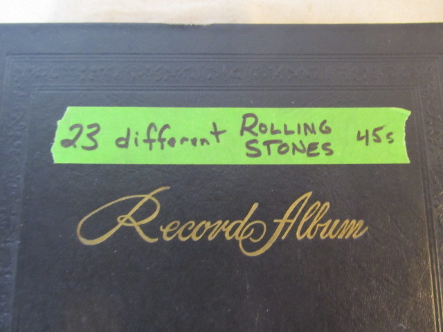 lot 133 image: Lot of 23 Different Vintage Rolling Stones 45s