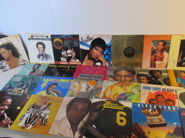 lot 137 image: Lot of 24 Vintage Vinyl R&ampBSoul Records