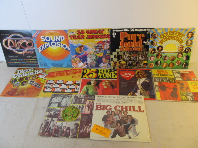 lot 139 image: Lot of 12 Vintage Vinyl Compilation Records
