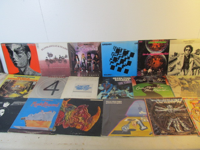 lot 141 image: Lot of 18 Vintage Vinyl Rock & Roll Records