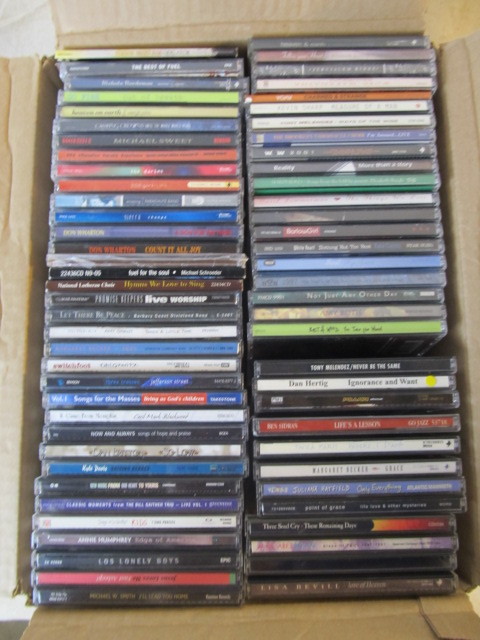 lot 147 image: Approx 60 Assorted CDs - Mostly Inspirational Music