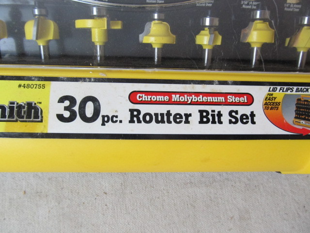 Buy the router bits, get a router for $0.01