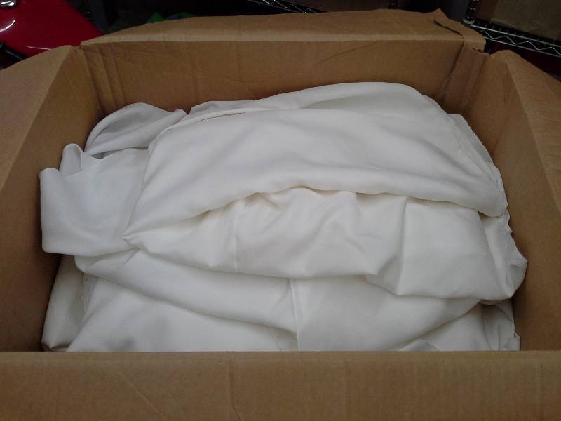 lot 116 image: 49 - Ivory Chair Covers