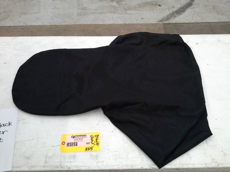 lot 187 image: 65 - Black Chair Covers