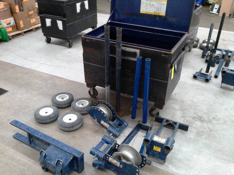 lot 5 image: Current Tools Model 88 Cable Puller with Gang Box