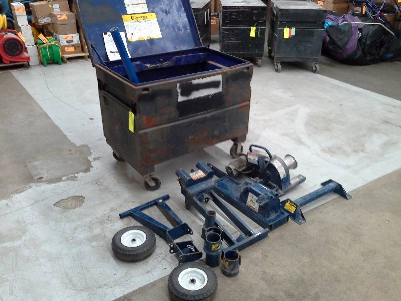 lot 7 image: Current Tools Model 88 Cable Puller with Gang Box