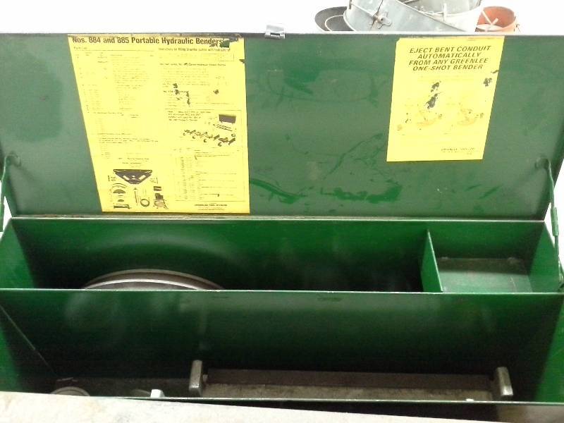 lot 28 image: Partial Greenlee Portable Hydraulic Bending Kit