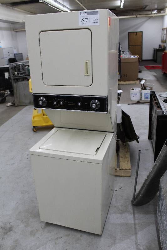lot 67 image: Sears Kenmore Laundry System Washer Dryer Combination Unit w Manual