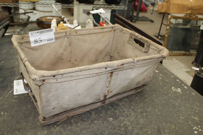 lot 85 image: Rolling Canvas Tote Bin