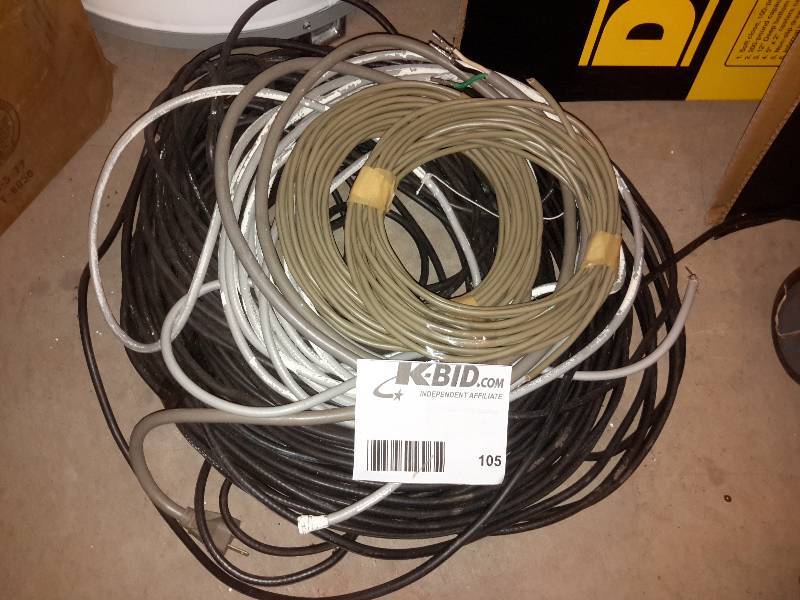 lot 105 image: Lot of Coaxil Cable