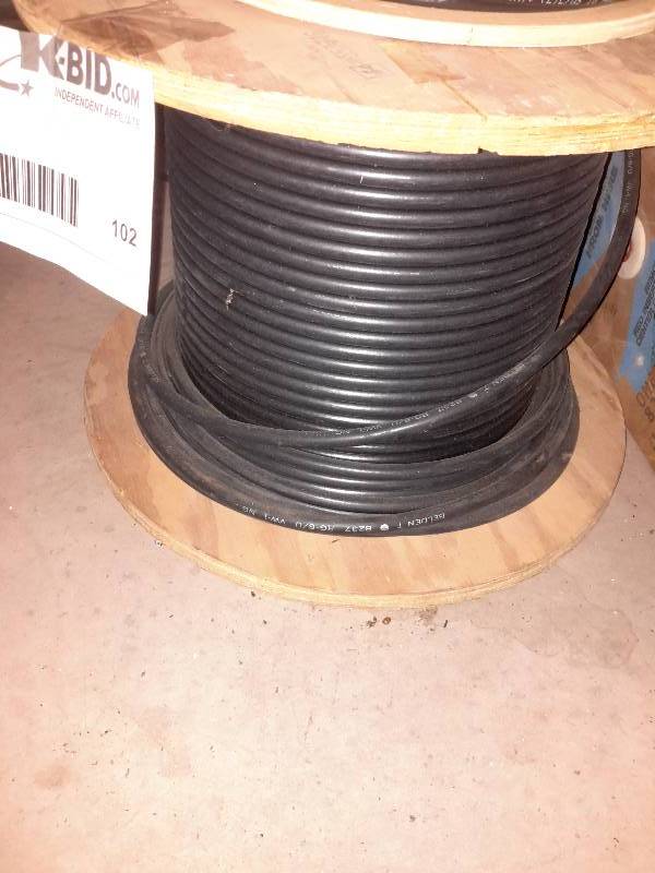 lot 102 image: spool of RG11 Wire