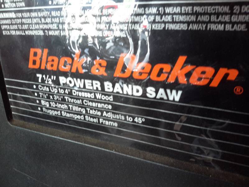 7 1 2 in Black and Decker Power Band Saw East Bethel Brick