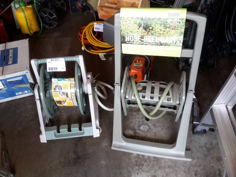 lot 130 image: 2 plastic hose reels