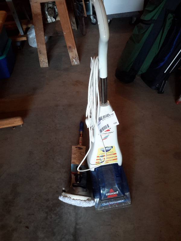 lot 196 image: Bissel, Cross Action Vacuum.. Untested.  Other brush as pictured