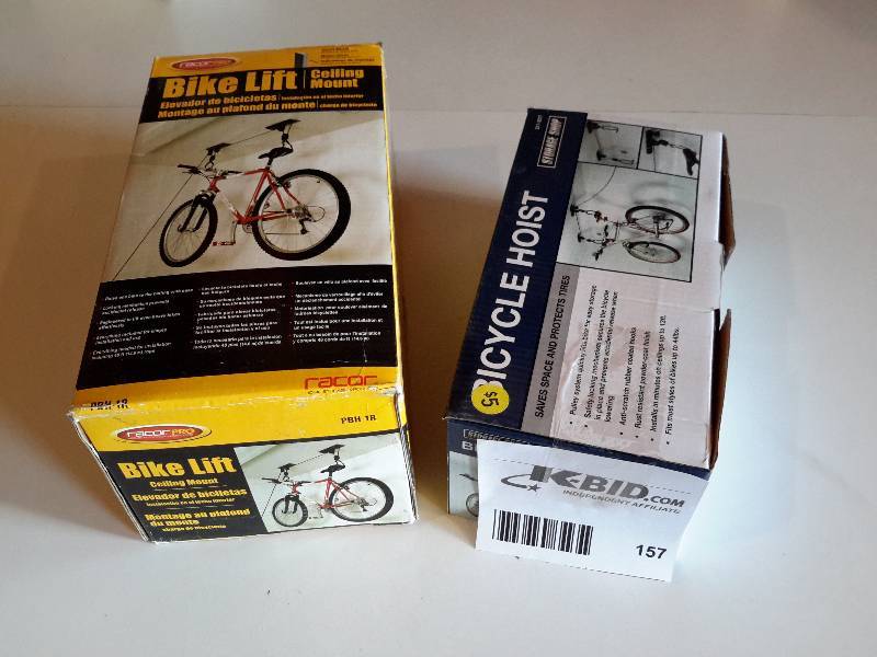 lot 157 image: 2 bicycle hoistlifts