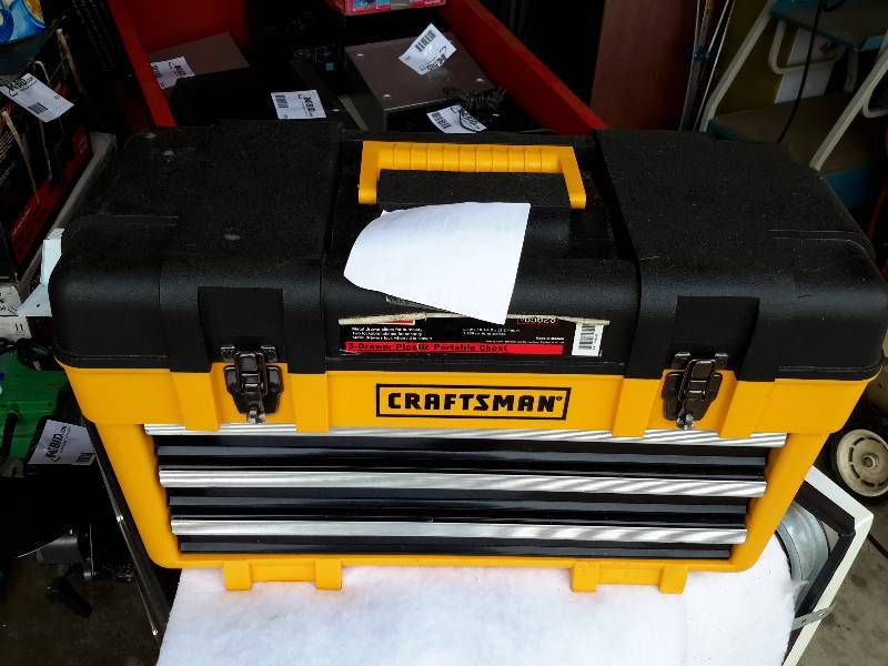 lot 143 image: Craftsman, Tool Box.. New. .Never used