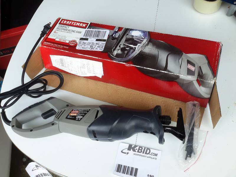 lot 190 image: Craftsman, Compact Reciprocating Saw