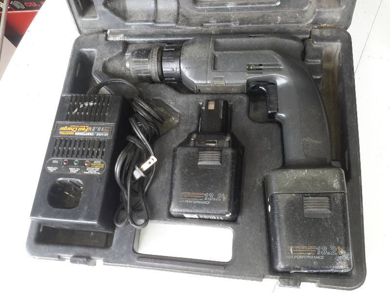 lot 216 image: Fast Charge Cordless Drill, 2 Batteries and Charger
