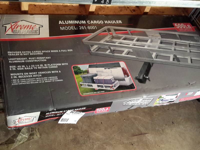 lot 58 image: Aluminum Cargo Hauler, Model 261-8001.. New in Box