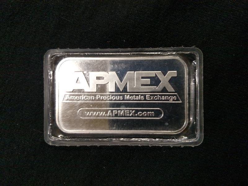 Apmex One Ounce .999 Silver Ingot...